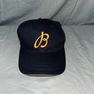 Original Breitling Watch Blue w/Gold Logo Hat/Cap 100% Cotton One Size Fits All